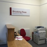Brooking Ruse Chartered Accountants Indoor Signage